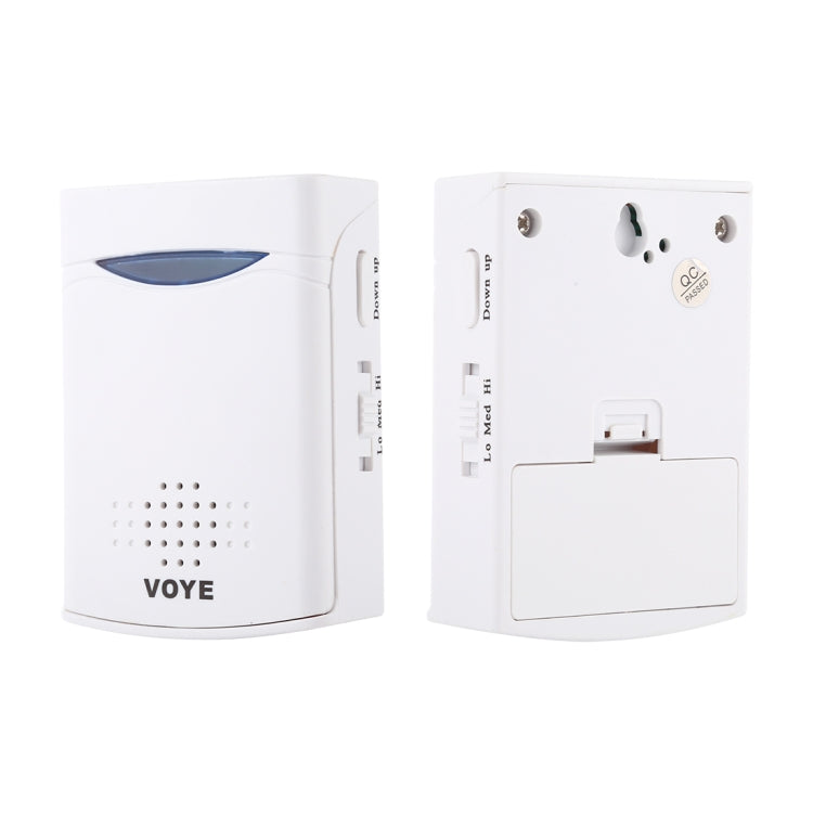 VOYE V006A Home Music Remote Control Wireless Doorbell with 38 Polyphony Sounds(White) - Wireless Doorbell by VOYE | Online Shopping UK | buy2fix