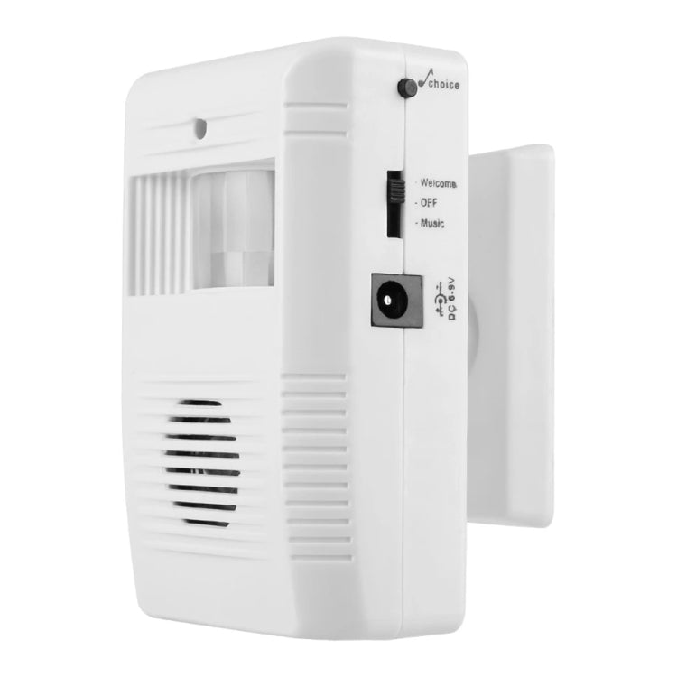 Infrared Sensor Electronic Guest Welcome Doorbell(White) - Sensor Doorbell by buy2fix | Online Shopping UK | buy2fix