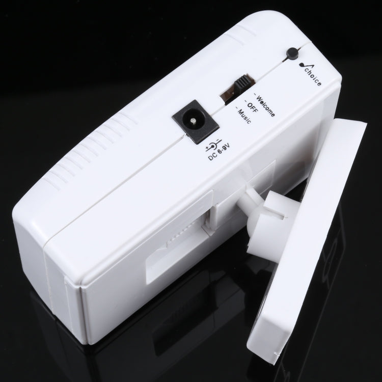 Infrared Sensor Electronic Guest Welcome Doorbell(White) - Sensor Doorbell by buy2fix | Online Shopping UK | buy2fix