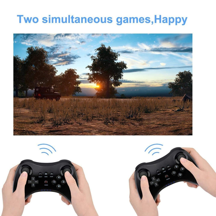 High Performance Pro Controller for Nintendo Wii U Console(Black) - Gamepads by buy2fix | Online Shopping UK | buy2fix