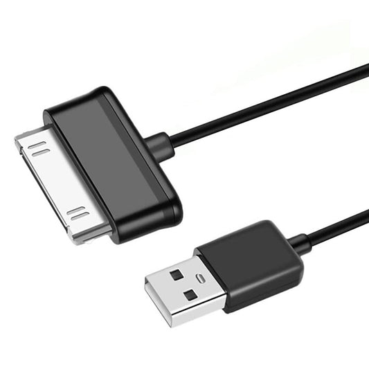 1m 30 Pin to USB Cable, For Galaxy Tab P1000 / P3100 / P5100 / P6200 / P6800 / P7100 / P7300 / P7500 / N5100 / N8000(Black) - Micro USB Cable by buy2fix | Online Shopping UK | buy2fix