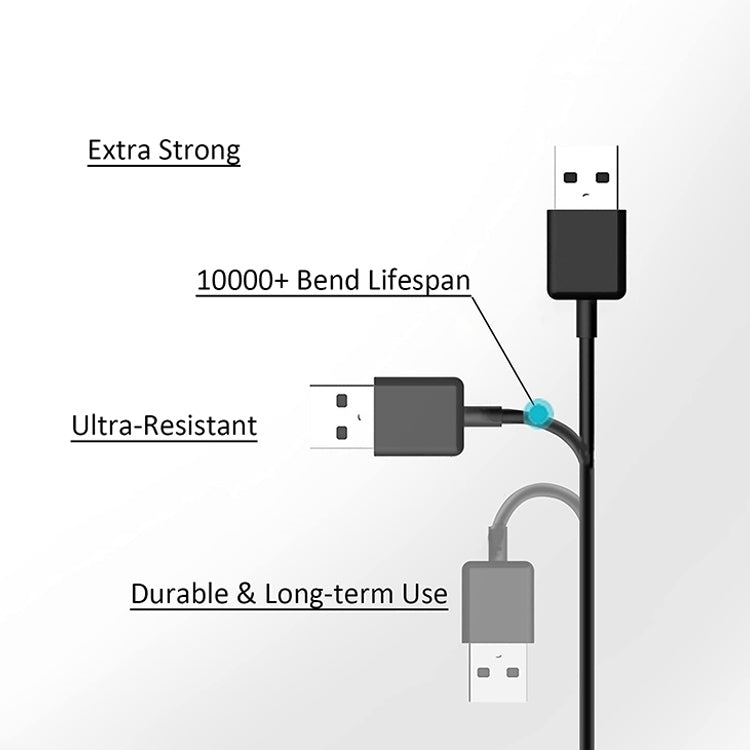 1m 30 Pin to USB Cable, For Galaxy Tab P1000 / P3100 / P5100 / P6200 / P6800 / P7100 / P7300 / P7500 / N5100 / N8000(Black) - Micro USB Cable by buy2fix | Online Shopping UK | buy2fix