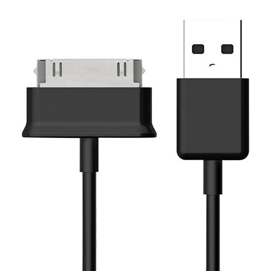 1m 30 Pin to USB Cable, For Galaxy Tab P1000 / P3100 / P5100 / P6200 / P6800 / P7100 / P7300 / P7500 / N5100 / N8000(Black) - Micro USB Cable by buy2fix | Online Shopping UK | buy2fix