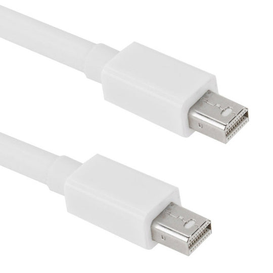 Mini DP DisplayPort Cable for Apple iMac MacBook Pro, Length: 1.7m(White)