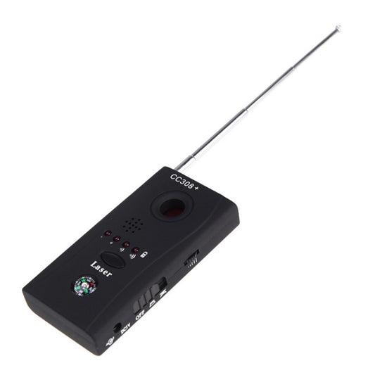 CC308+ Multi Wireless Camera Lens Detector Radio Wave Signal Detect Full-range RF GSM Device Finder(EU Plug) - WiFi Signal Detector by buy2fix | Online Shopping UK | buy2fix