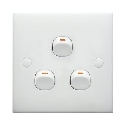 Electric Wall Switch (Size: 86 x 86mm) -  by buy2fix | Online Shopping UK | buy2fix