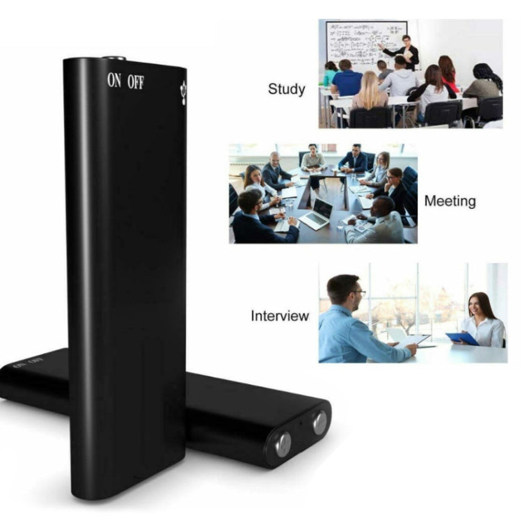 3 in 1 Mini Voice Recorder + 8GB Flash Disk + MP3 Player(Black) - U-Disk Recorder by buy2fix | Online Shopping UK | buy2fix
