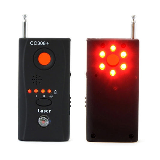 CC308+ Multi-Detector Full-Range All-Round Detector For Hidden Mini Camera / IP Lens/ GMS / RF Signal Detector Finder(Black) - RF Signal Detector by buy2fix | Online Shopping UK | buy2fix