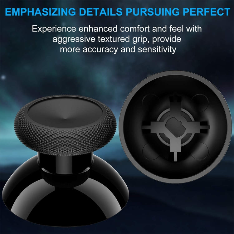 10 PCS Controller Joystick 3D Analog Cap for Xbox One(Black) - XBOX Spare Parts by buy2fix | Online Shopping UK | buy2fix