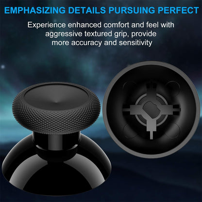 10 PCS Controller Joystick 3D Analog Cap for Xbox One(Black) - XBOX Spare Parts by buy2fix | Online Shopping UK | buy2fix