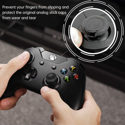 10 PCS Controller Joystick 3D Analog Cap for Xbox One(Black) - XBOX Spare Parts by buy2fix | Online Shopping UK | buy2fix