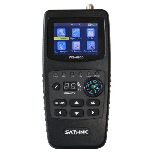 SATLINK WS6933 Portable Digital Satellite Finder Meter, 2.1 inch LCD Colour Screen, DVB-S2/S Signal Pointer(EU Plug) - Satellite Finder by buy2fix | Online Shopping UK | buy2fix