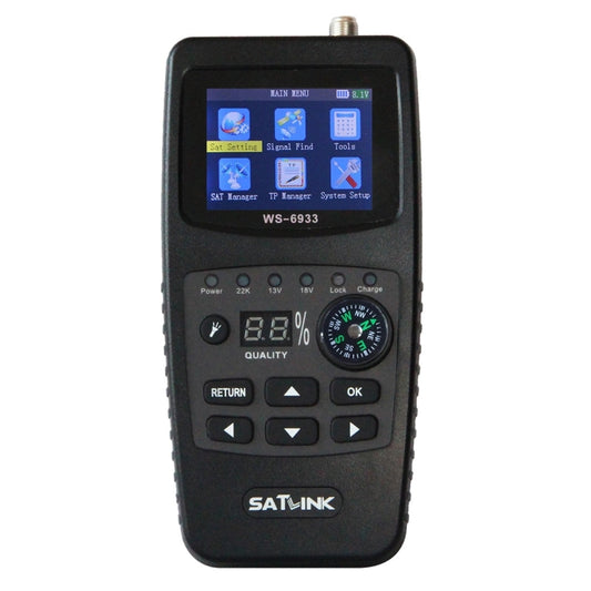 SATLINK WS6933 Portable Digital Satellite Finder Meter, 2.1 inch LCD Colour Screen, DVB-S2/S Signal Pointer(US Plug) - Satellite Finder by buy2fix | Online Shopping UK | buy2fix