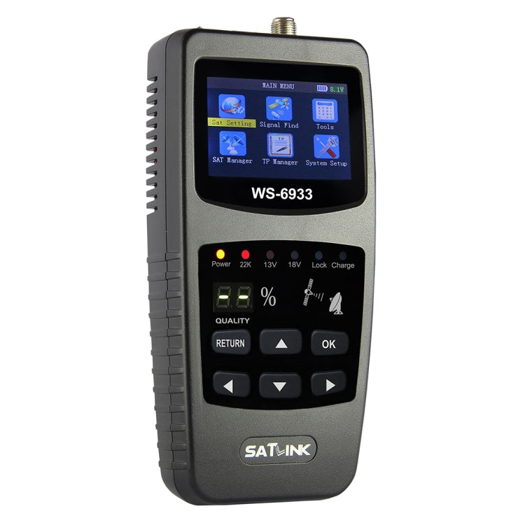 SATLINK WS6933 Portable Digital Satellite Finder Meter, 2.1 inch LCD Colour Screen, DVB-S2/S Signal Pointer(AU Plug) - Satellite Finder by buy2fix | Online Shopping UK | buy2fix