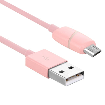 1M Circular Bobbin Gift Box Style Micro USB to USB 2.0 Data Sync Cable with LED Indicator Light, For Samsung, HTC, Sony, Huawei, Xiaomi(Pink) by buy2fix