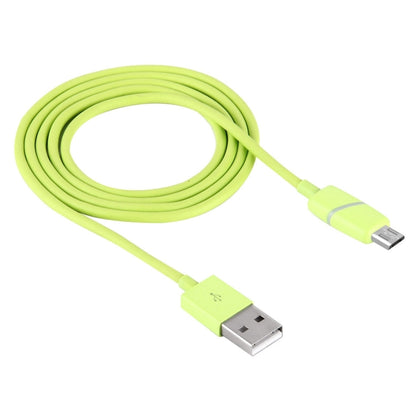 1M Circular Bobbin Gift Box Style Micro USB to USB 2.0 Data Sync Cable with LED Indicator Light, For Samsung, HTC, Sony, Huawei, Xiaomi(Green) by buy2fix