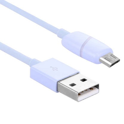 1M Circular Bobbin Gift Box Style Micro USB to USB 2.0 Data Sync Cable with LED Indicator Light, For Samsung, HTC, Sony, Huawei, Xiaomi(Purple) by buy2fix