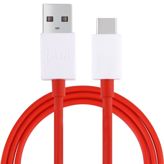 For OnePlus Phone Flash Charging USB to Type-C Data Cable, Length: 1m(Red) - USB-C & Type-C Cable by buy2fix | Online Shopping UK | buy2fix