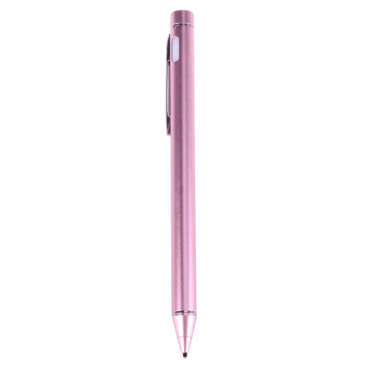 Universal Rechargeable Capacitive Touch Screen Stylus Pen with 2.3mm Superfine Metal Nib, For iPhone, iPad, Samsung, and Other Capacitive Touch Screen Smartphones or Tablet PC(Rose Gold) by buy2fix