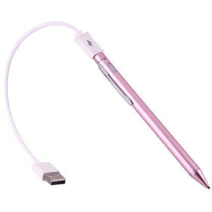 Universal Rechargeable Capacitive Touch Screen Stylus Pen with 2.3mm Superfine Metal Nib, For iPhone, iPad, Samsung, and Other Capacitive Touch Screen Smartphones or Tablet PC(Rose Gold) by buy2fix