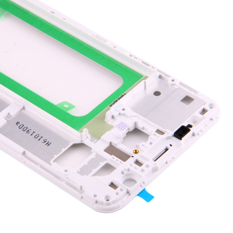 For Galaxy On7 (2016) / G6100 & J7 Prime Middle Frame Bezel (White) - Frame Bezel Plate by buy2fix | Online Shopping UK | buy2fix