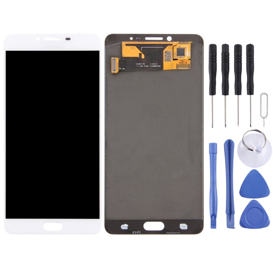Original LCD Display + Touch Panel for Galaxy C9 Pro / C9000(White) - LCD Screen by buy2fix | Online Shopping UK | buy2fix