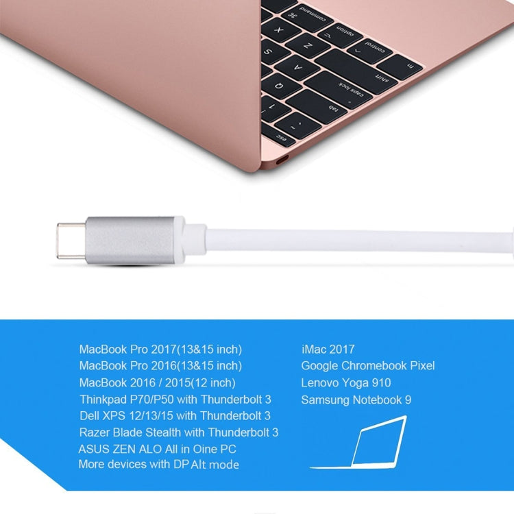 2 in 1 VGA & HDMI Female to USB-C / Type-C Male Hub Splitter Adapter(Grey) by buy2fix