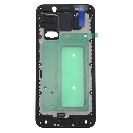 For Galaxy C8  Front Housing LCD Frame Bezel Plate(Black) - Frame Bezel Plate by buy2fix | Online Shopping UK | buy2fix