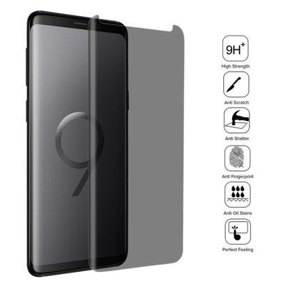 For Galaxy S9+ 0.3mm 9H Surface Hardness 3D Privacy Anti-glare Tempered Glass Protective Film (Transparent) - Galaxy Tempered Glass by buy2fix | Online Shopping UK | buy2fix