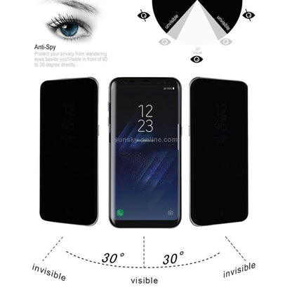 For Galaxy S8+ / G9550 0.3mm 9H Surface Hardness 3D Curved Privacy Anti-glare Full Screen Tempered Glass Screen Protector - Galaxy Tempered Glass by buy2fix | Online Shopping UK | buy2fix