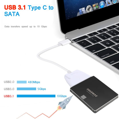 USB-C / Type-C To 22 Pin SATA Hard Drive Adapter Cable Converter, Total Length: about 23cm by buy2fix