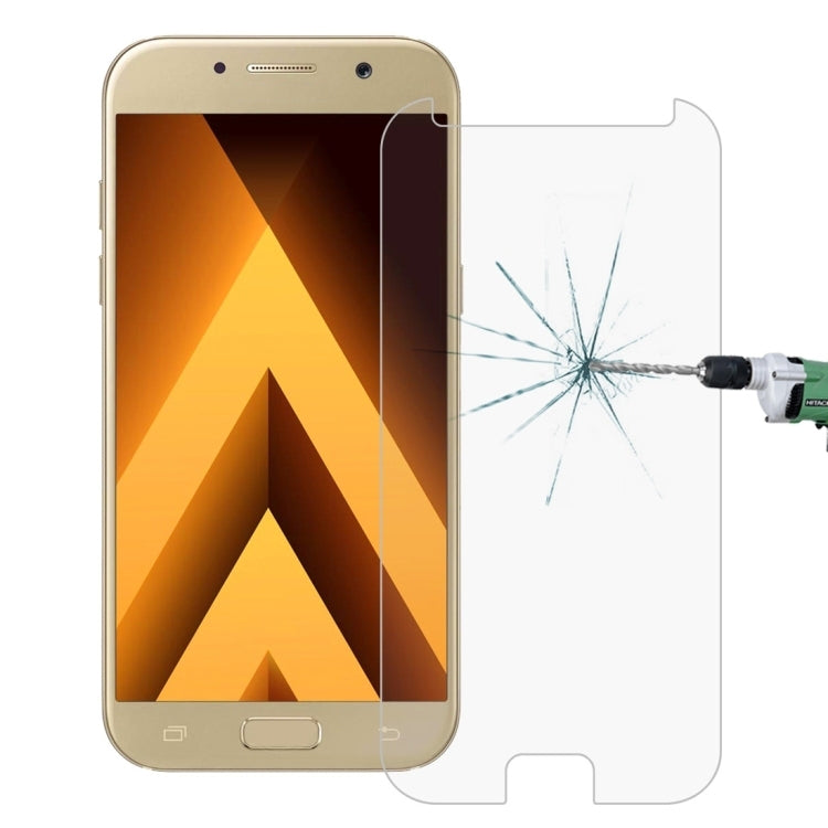 10 PCS for Galaxy A5 (2017) / A520 0.26mm 9H Surface Hardness 2.5D Explosion-proof Tempered Glass Non-full Screen Film - Galaxy Tempered Glass by buy2fix | Online Shopping UK | buy2fix