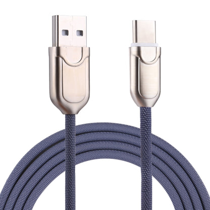 1m 2A USB-C / Type-C to USB 2.0 Data Sync Quick Charger Cable(Blue) by buy2fix