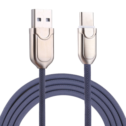 1m 2A USB-C / Type-C to USB 2.0 Data Sync Quick Charger Cable(Blue) by buy2fix