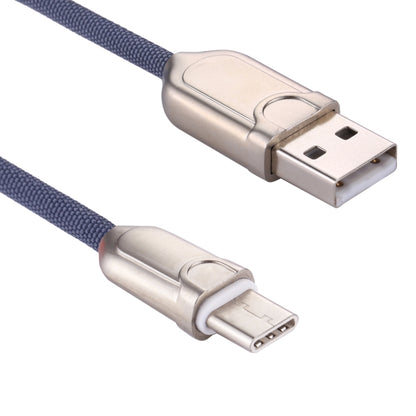 1m 2A USB-C / Type-C to USB 2.0 Data Sync Quick Charger Cable(Blue) by buy2fix