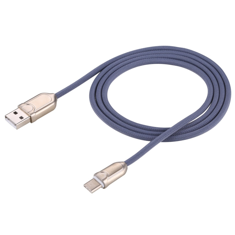 1m 2A USB-C / Type-C to USB 2.0 Data Sync Quick Charger Cable(Blue) by buy2fix