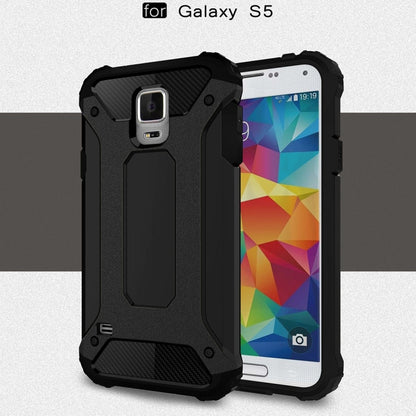 For Galaxy S5 / G900 Tough Armor TPU + PC Combination Case(Black) by buy2fix