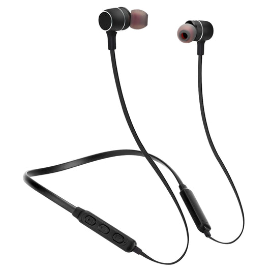 BTH-S8 Sports Style Magnetic Wireless Bluetooth In-Ear Headphones, For iPhone, Galaxy, Huawei, Xiaomi, LG, HTC and Other Smart Phones, Working Distance: 10m(Black) - Sport Earphone by buy2fix | Online Shopping UK | buy2fix