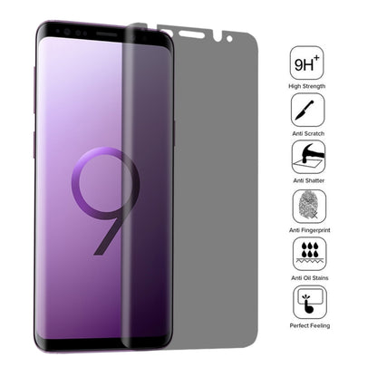 Privacy Anti-glare 0.26mm 9H 3D Tempered Glass Film for Galaxy S9+ by buy2fix