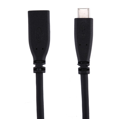 1m USB-C / Type-C 3.1 Male to USB-C / Type-C Female Connector Adapter Cable(Black) by buy2fix