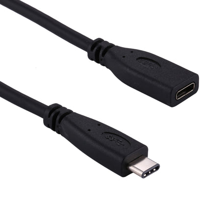 20cm USB-C / Type-C 3.1 Male to USB-C / Type-C Female Connector Adapter Cable(Black) by buy2fix