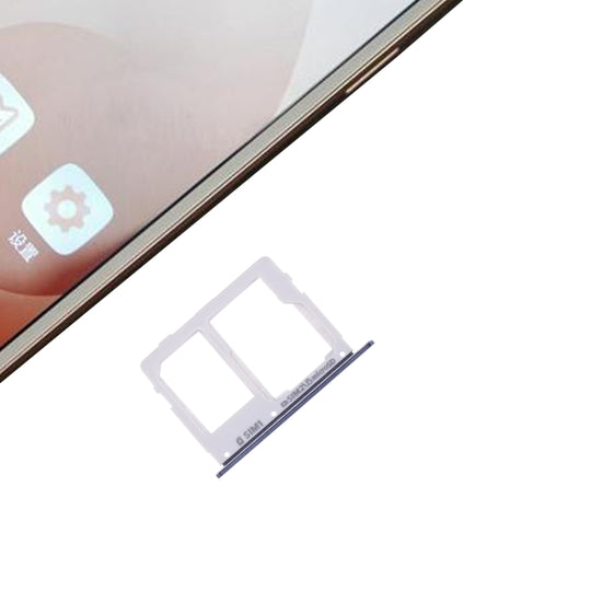Plateau de carte SIM + plateau de carte SIM/Micro SD pour Galaxy C7 Pro/C7010 et C5 Pro/C5010 (noir)