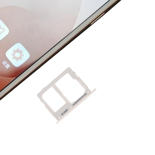 Plateau pour carte SIM + plateau pour carte SIM/Micro SD pour Galaxy C7 Pro/C7010 et C5 Pro/C5010 (Or)
