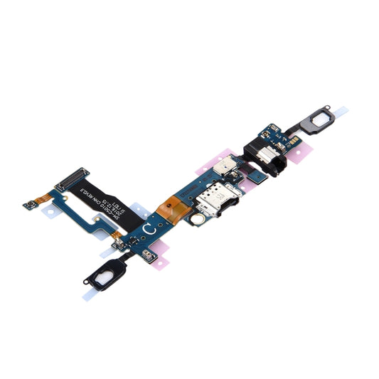 For Galaxy C5 Pro / C5010 Charging Port + Home Button + Earphone Jack Flex Cable - Flex Cable by buy2fix | Online Shopping UK | buy2fix