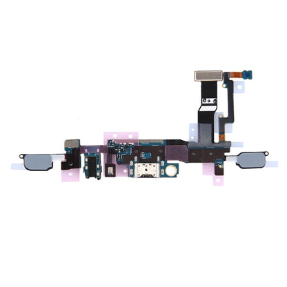 For Galaxy C5 Pro / C5010 Charging Port + Home Button + Earphone Jack Flex Cable - Flex Cable by buy2fix | Online Shopping UK | buy2fix