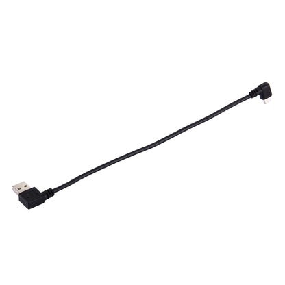 20cm USB 2.0 Right Turn Elbow to Micro USB Elbow Data Cable by buy2fix
