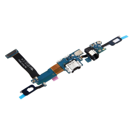 Pour port de chargement Galaxy C7 Pro / C701F + bouton d'accueil + câble flexible de prise pour écouteurs