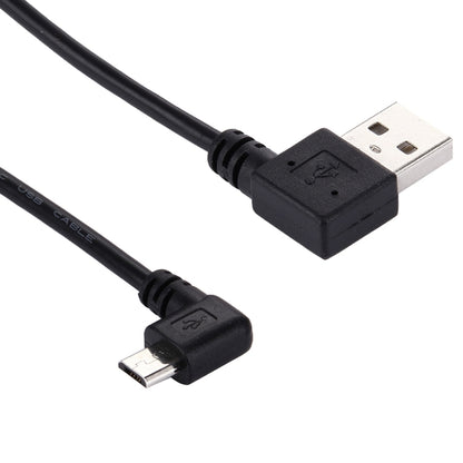 20cm USB 2.0 Left Turn Elbow to Micro USB Elbow Data Cable by buy2fix