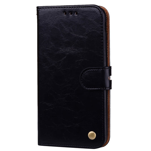For Galaxy J3 (2017) / J330 (EU Version) Business Style Oil Wax Texture Horizontal Flip Leather Case with Holder & Card Slots & Wallet(Black) by buy2fix