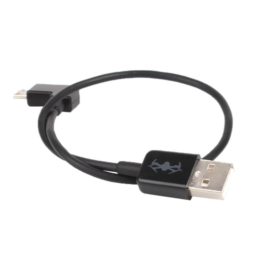 30cm USB to Micro USB Right Angle Data Connector Cable for DJI SPARK / MAVIC PRO / Phantom 3 & 4 / Inspire 1 & 2 - Cable & Adapter by buy2fix | Online Shopping UK | buy2fix